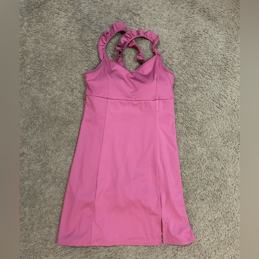 Sincerely Jules Golf & Tennis Athletic Dress Ruffled Straps Size Small Like New - Picture 2 of 8
